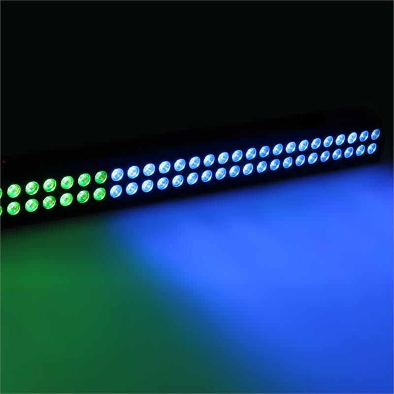 Beamz LCB803, LED lišta, 80 x 3 W 3v1 LED diód, DMX režim alebo samostatná prevádzka, 120 W, čierna
