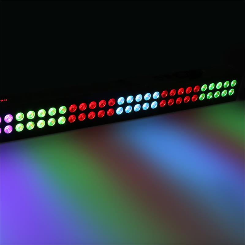 Beamz LCB803, LED lišta, 80 x 3 W 3v1 LED diód, DMX režim alebo samostatná prevádzka, 120 W, čierna – Obrázok 2