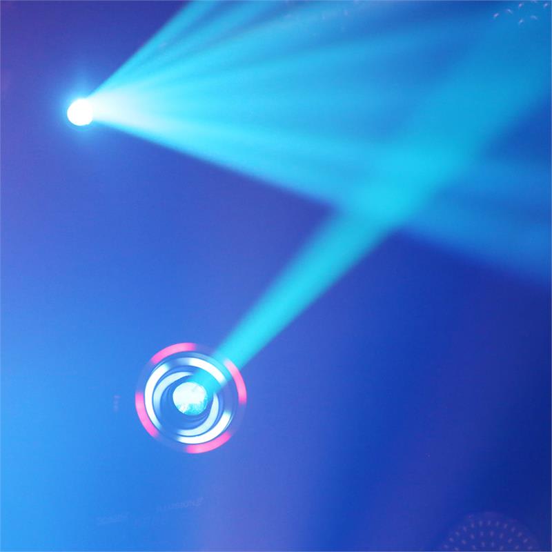 Beamz Illusion 2, 30 W, LED biele, 3v1 SMD RGB LED kruh, DMX režim alebo samostatný režim , čierna – Obrázok 3