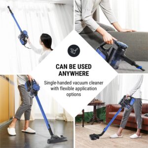 OneConcept CleanTurbo, cyklónový ručný vysávač, 600 W, MultiCyclonic System, modrý
