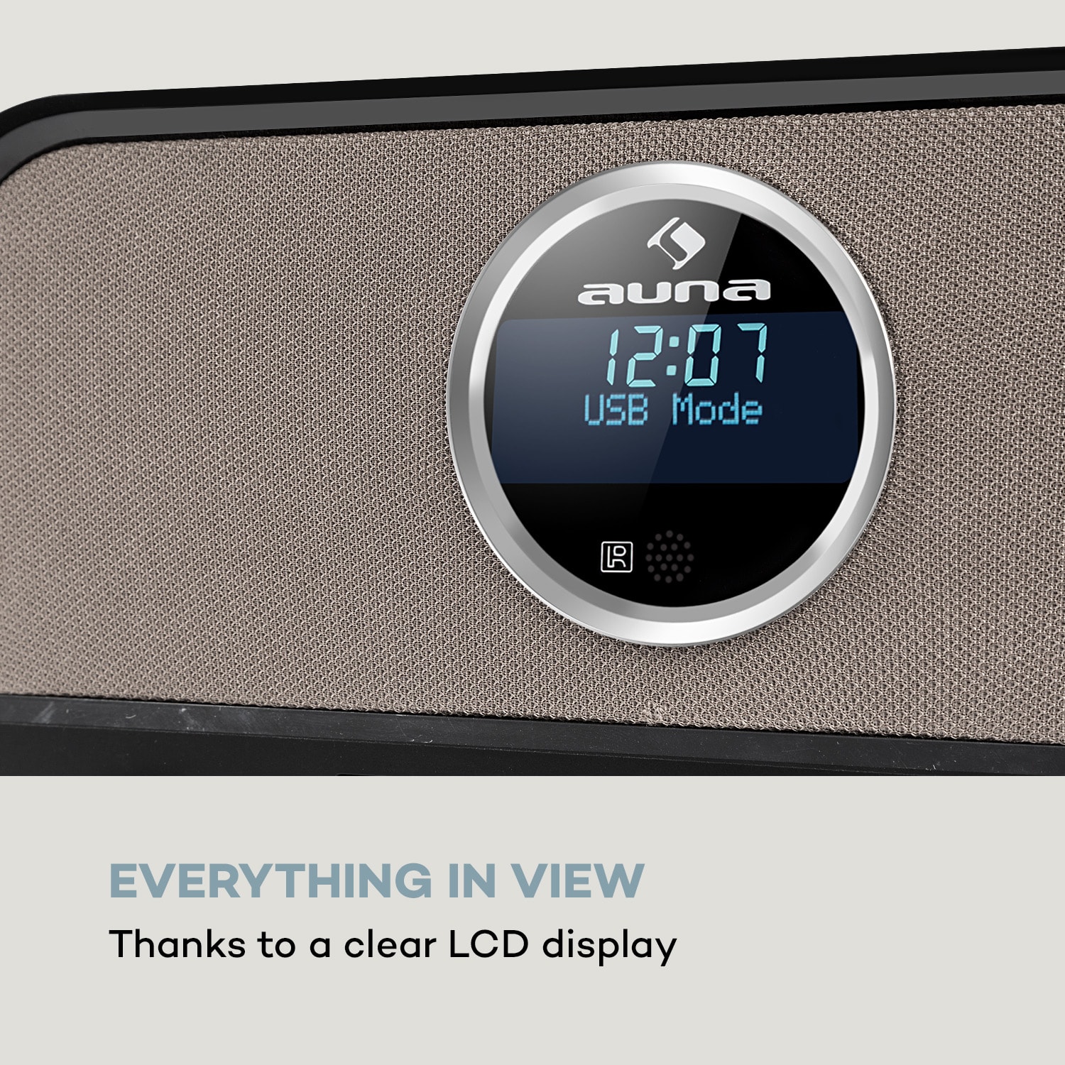 Auna Columbia, DAB rádio, 60 W max., CD, DAB+/FM tuner, BT, MP3, USB, čierne – Obrázok 5