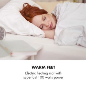 Klarstein Dr. Watson Heatzone XL, vyhrievacia podložka, 100 W, 75 x 50 cm, mikroplyš, sivá
