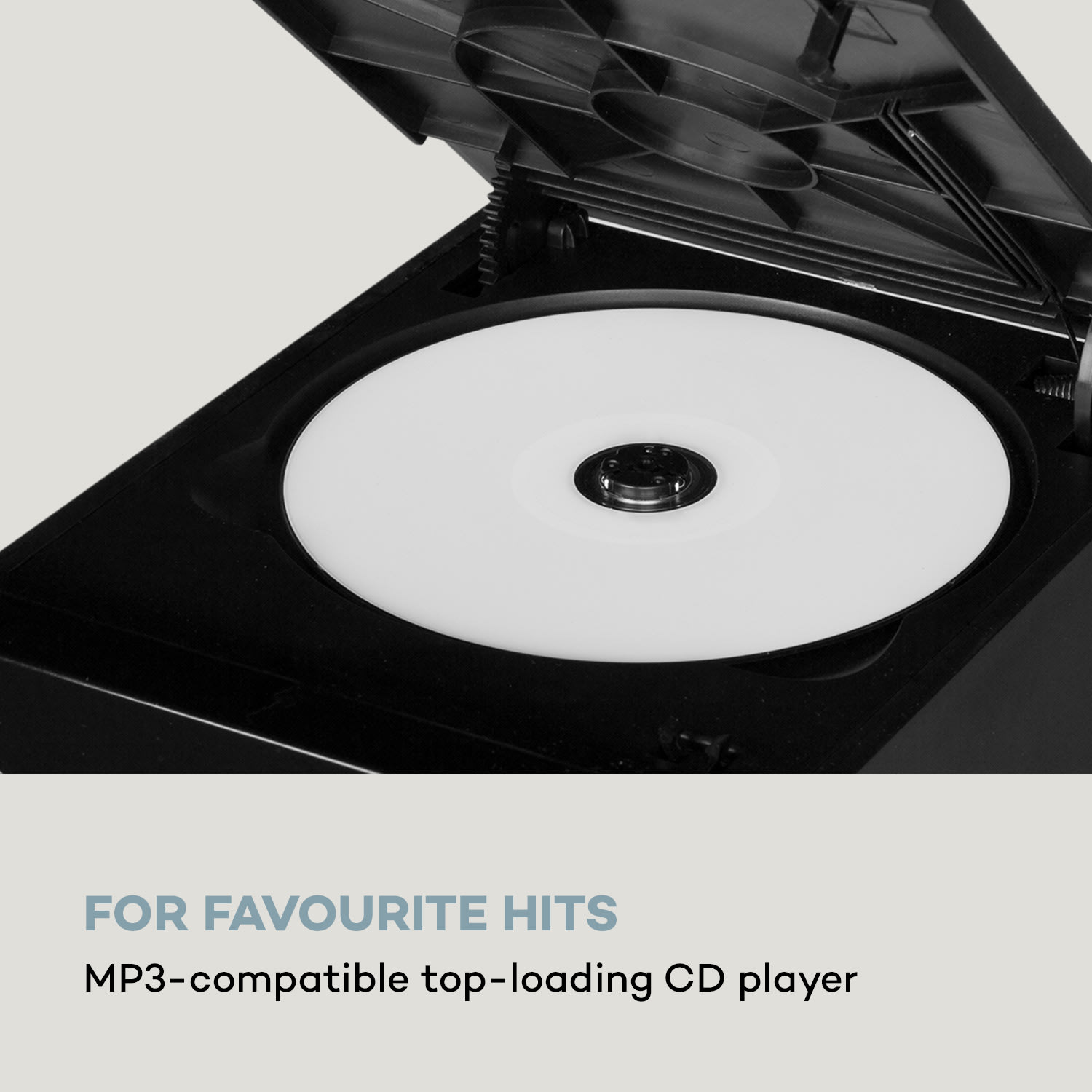 Auna MC-30, DAB mikrosystém, 2 reproduktory, DAB+, FM, bluetooth, CD prehrávač, čierny – Obrázok 5