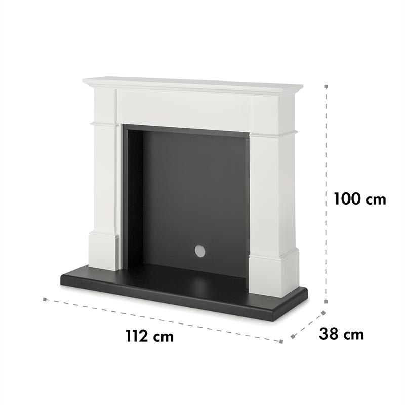 Klarstein Biel, krbová konštrukcia, elegantný dizajn, MDF, biela – Obrázok 5
