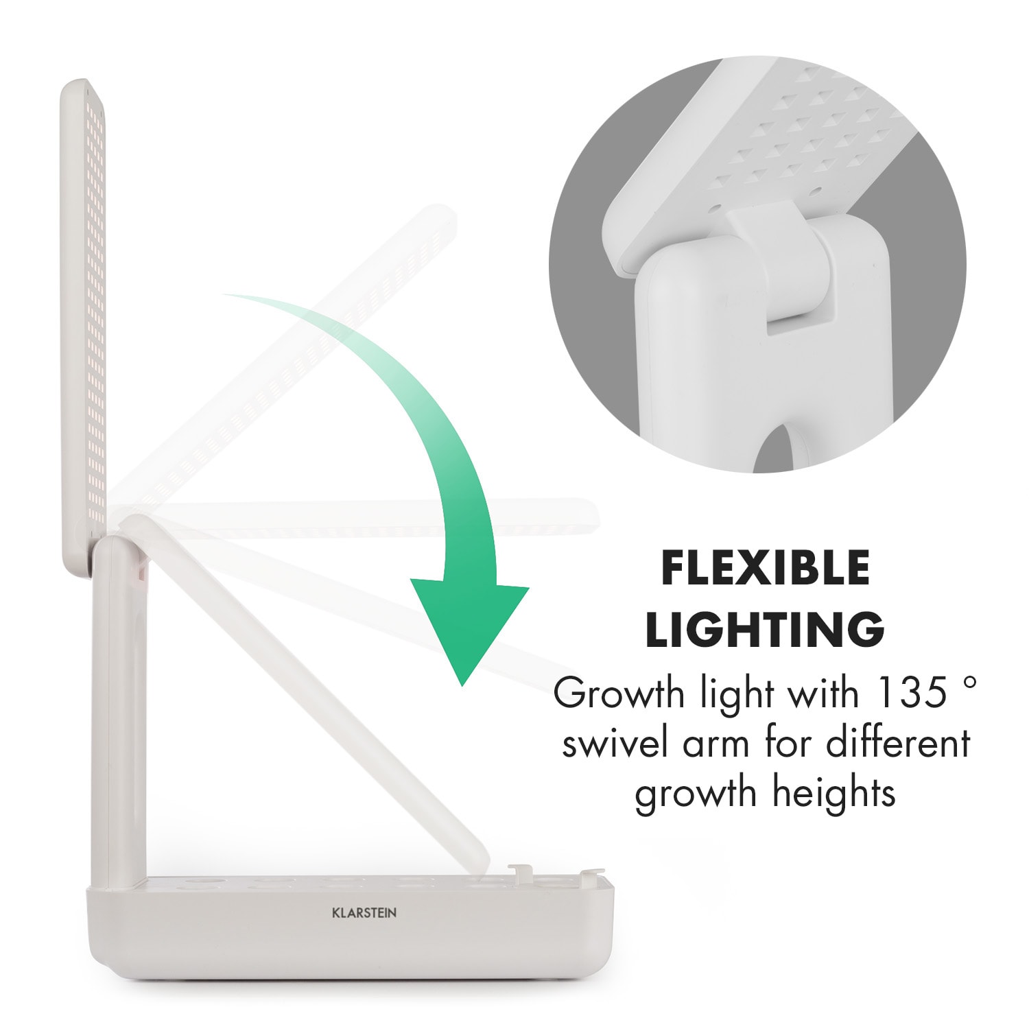 Klarstein GrowIt Cuisine, inteligentná domáca záhrada, 10 rastlín, 25 W LED, 2 litre – Obrázok 2