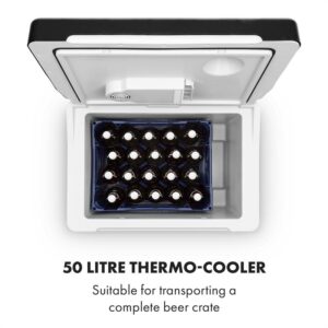 Klarstein BeerPacker Cool/Warm Box 50 litrov AC/DC Vozík