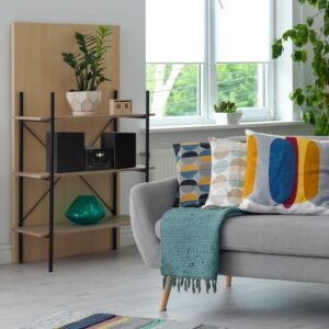 OneConcept Streamo, stereo systém s internetovým rádiom, WLAN, DAB+, FM, CD prehrávač, BT, čierny