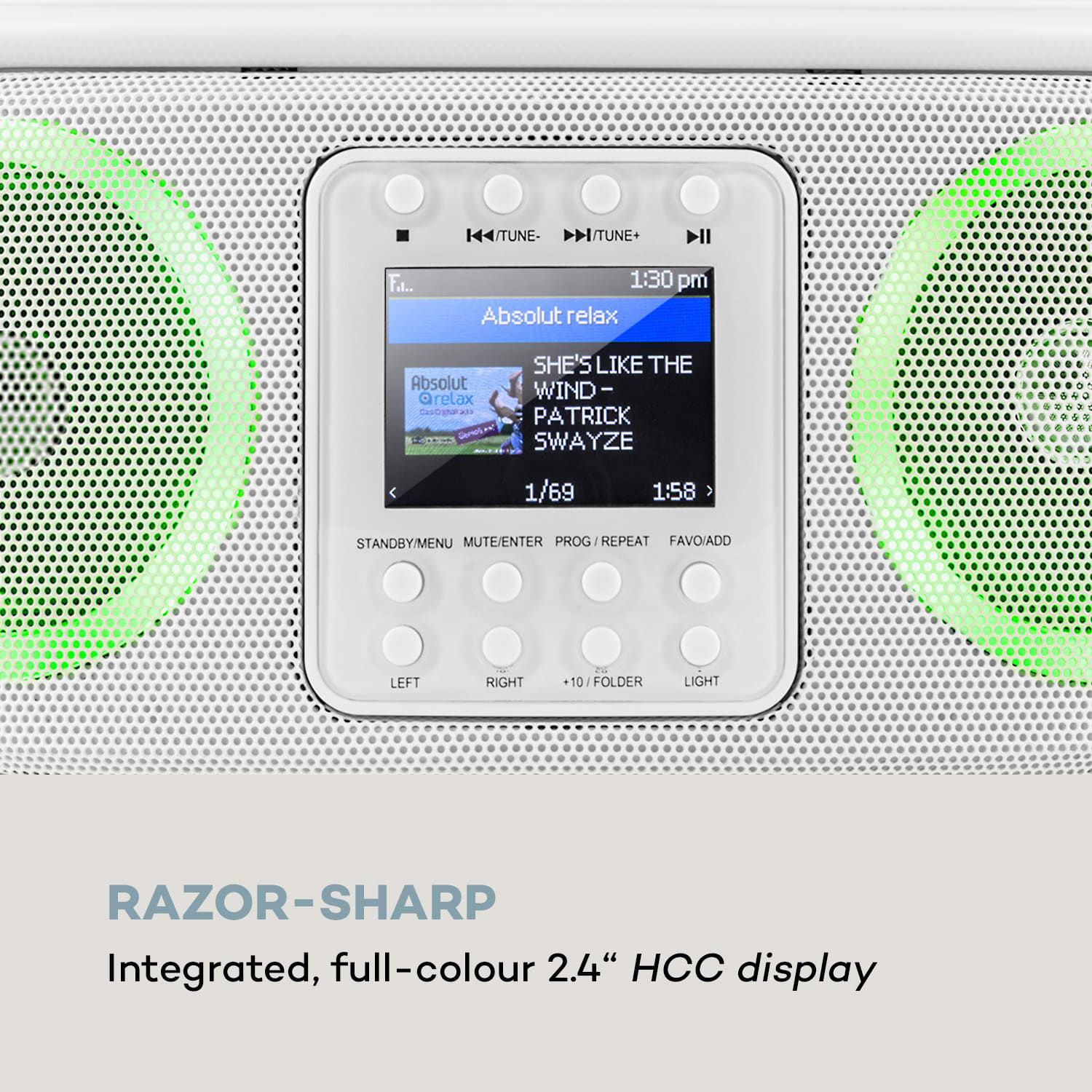 Auna Roadie Smart, boombox, internetové rádio, DAB/DAB+, FM, CD prehrávač, LED, WiFi, bluetooth – Obrázok 5