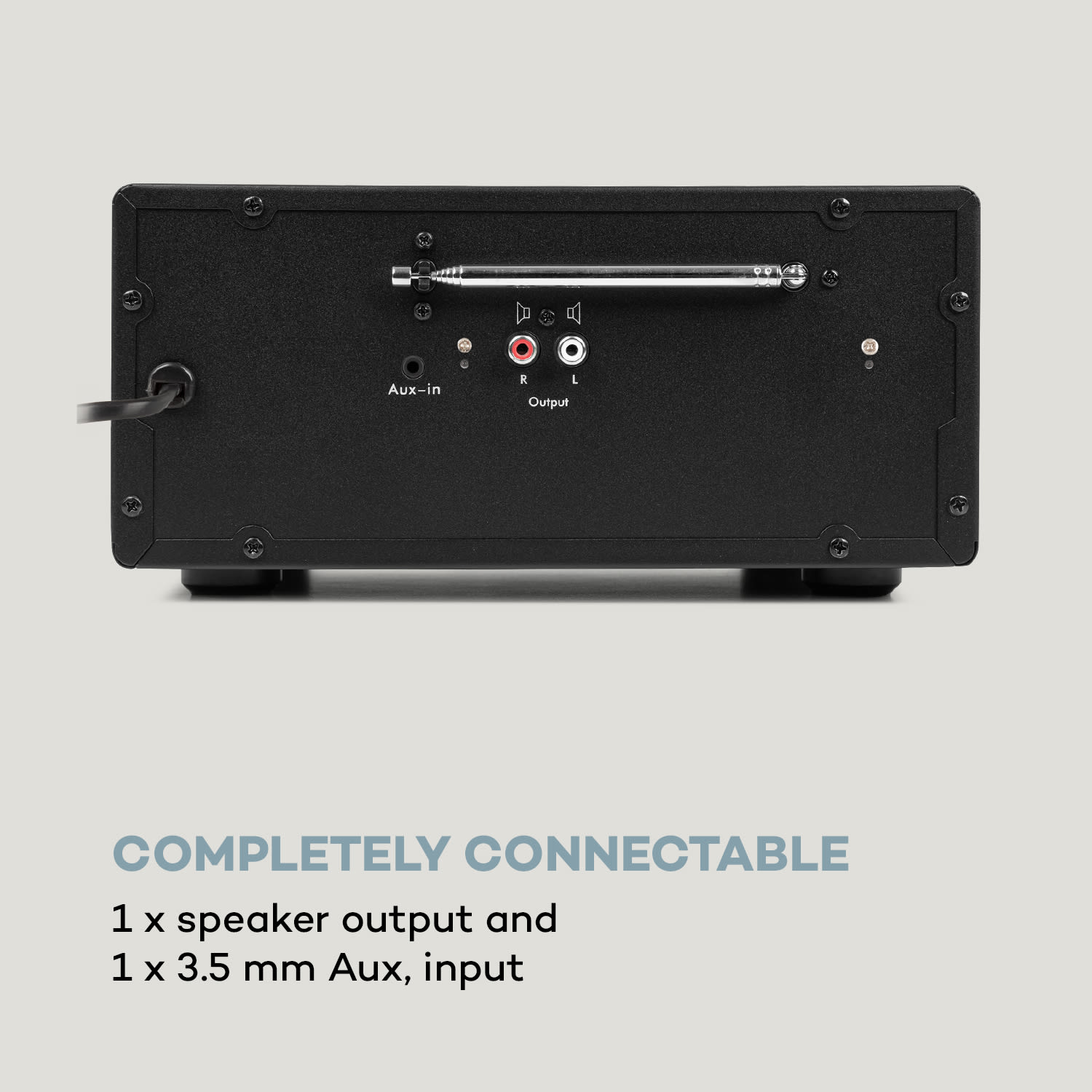 Auna Connect System, stereo systém, max 80 W, internetové/DAB+/FM rádio, CD-prehrávač – Obrázok 4
