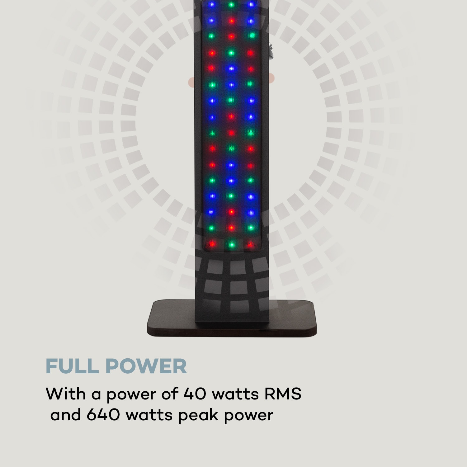 Auna KaraBig, LightUp, karaoke systém, BT, 2xmikrofón, multicolor, USB, 40W RMS, 640W max – Obrázok 5