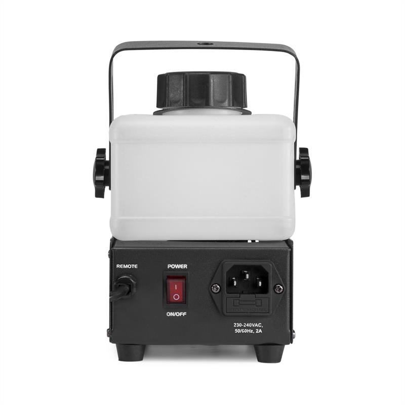 Beamz Rage 600, dymostroj, 600 W, 65 m³/min., 0,5 l, káblový diaľkový ovládač – Obrázok 2