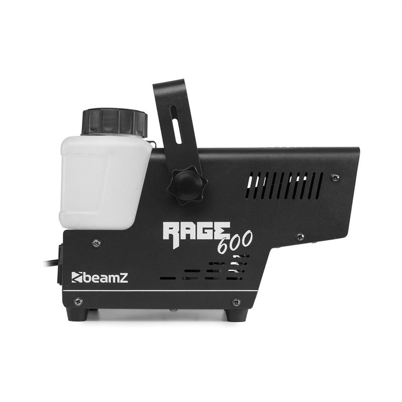 Beamz Rage 600, dymostroj, 600 W, 65 m³/min., 0,5 l, diaľkový ovládač – Obrázok 2