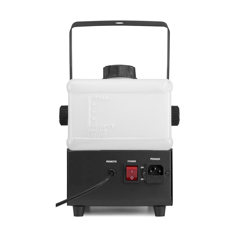 Beamz Rage 1000, dymostroj, 1000 W, 125 m³/min., 2 l, diaľkový ovládač – Obrázok 3