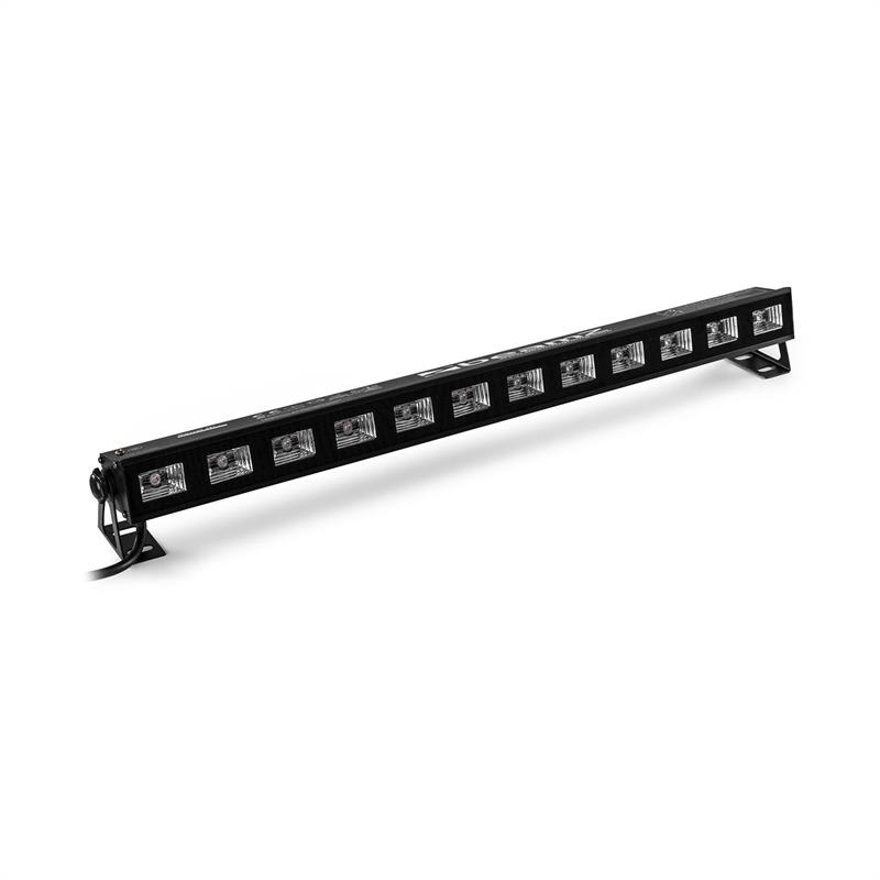 Beamz BUVW123, LED svetelná rampa, 8 x 3 W, UV/WW, 2 v 1, 30 W, čierna – Obrázok 2