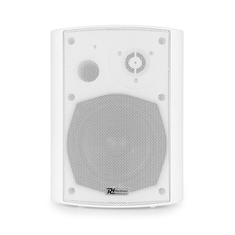 Power Dynamics BGB50, sada reproduktorov, 100W peak, 30W RMS, biela – Obrázok 2