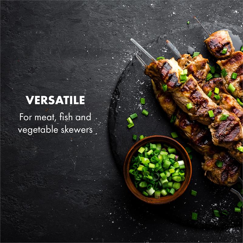 Klarstein AeroVital Cube Chef, teplovzdušná fritéza, rotačný špíz, príslušenstvo, ušľachtilá oceľ – Obrázok 3