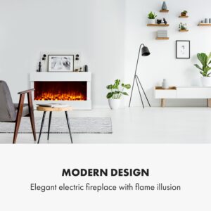 Klarstein Studio 1, elektrický krb, 1000/2000 W, LED, 10-30 °C, týždenný časovač