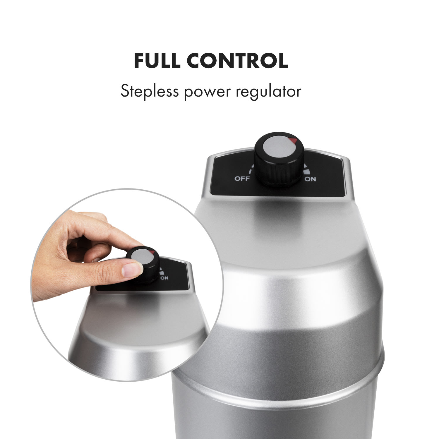 Klarstein Krafttz, mixér na kokteily, proteínové nápoje, 300 W, plynulá regulácia, nehrdzavejúca oceľ – Obrázok 4