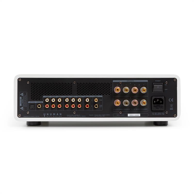 Numan Drive Digital, stereo zosilňovač, 2x170W/4x85W RMS, AUX/Phono/koaxial, biely – Obrázok 4