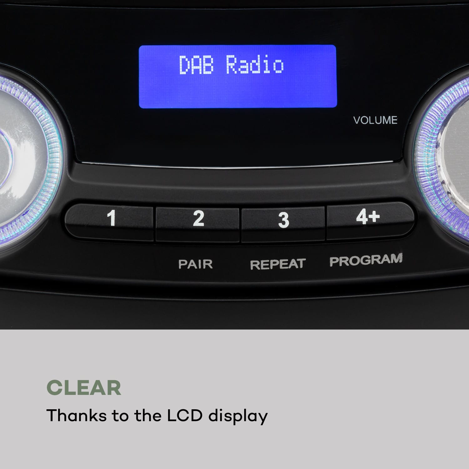 Auna Roadie 2K, boombox, CD prehrávač, kazetové rádio, DAB/DAB+, UKW, bluetooth, čierny – Obrázok 4