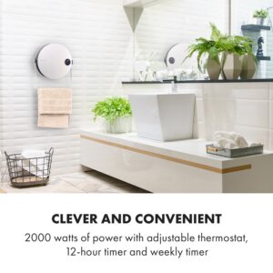 Klarstein Hot Spot Pebble, teplovzdušný ventilátor, 2000 W, sušiak uterákov, časovač, diaľkové ovládanie