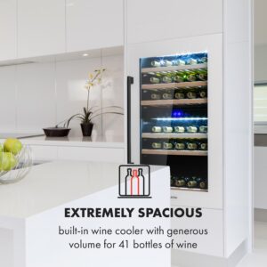 Klarstein Vinsider 41D Built-In Duo, vstavaná vinotéka, Quartz Edition