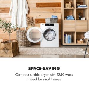 Klarstein Ultradry, sušička bielizne, ventilačná sušička, 1250 W, EEK C, 3 kg
