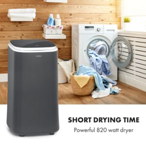 Klarstein Zap Dry, sušička bielizne, 820 W, 50 l, dotykový ovládací panel, LED displej