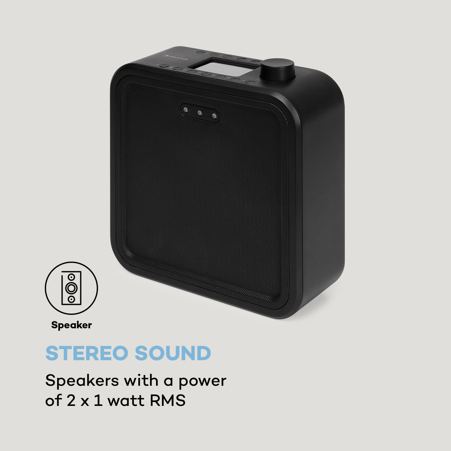 Auna Sound Maître, kuchynské rádio, zabudovanie pod kuchynské skrinky, internet/DAB+/FM, BT, AUX – Obrázok 4
