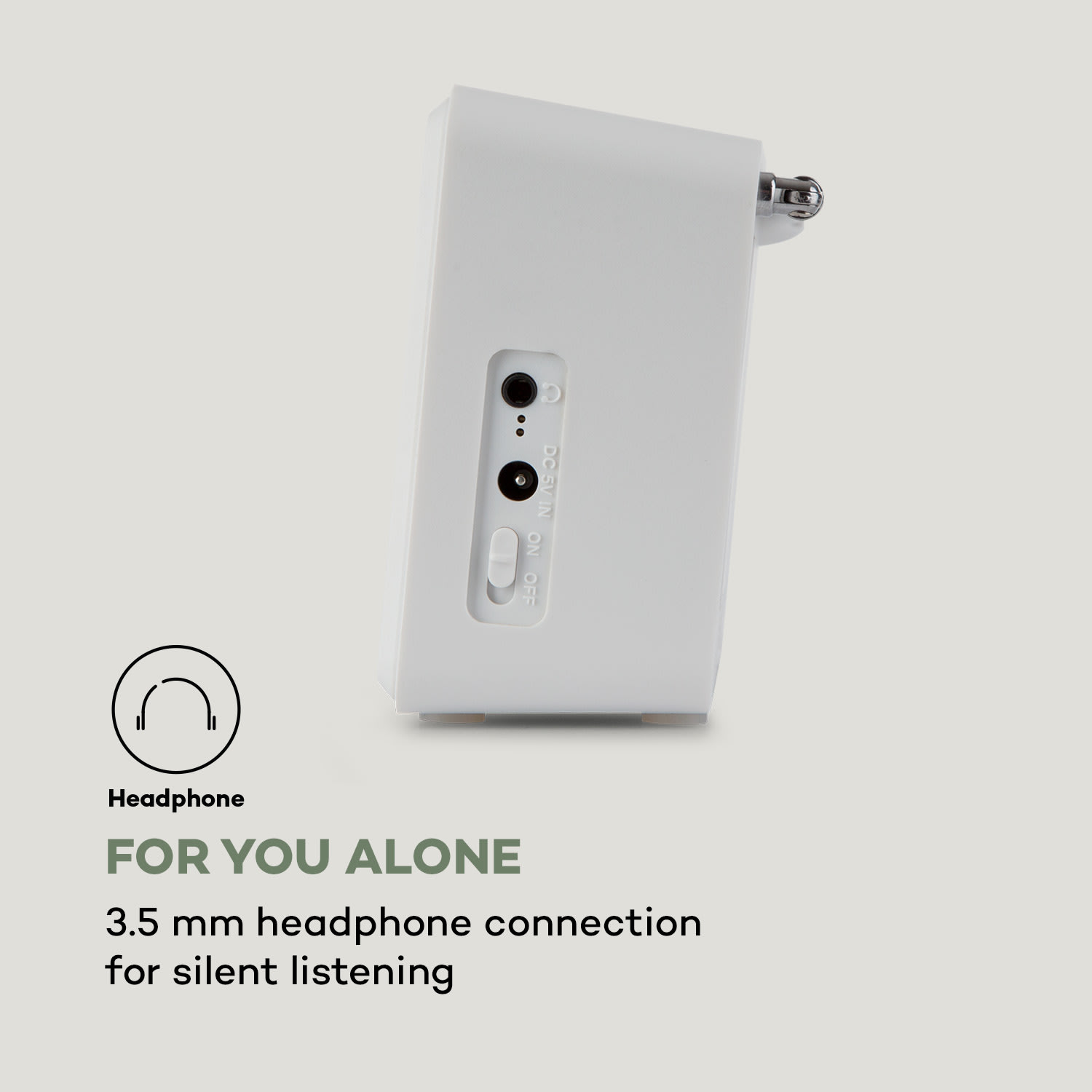 Auna Commuter, DAB+/FM rádio, AUX, 2.4" TFT displej, biele – Obrázok 5