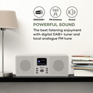 Auna Commuter ST, DAB+/FM rádio, USB, AUX, 2.4" TFT displej