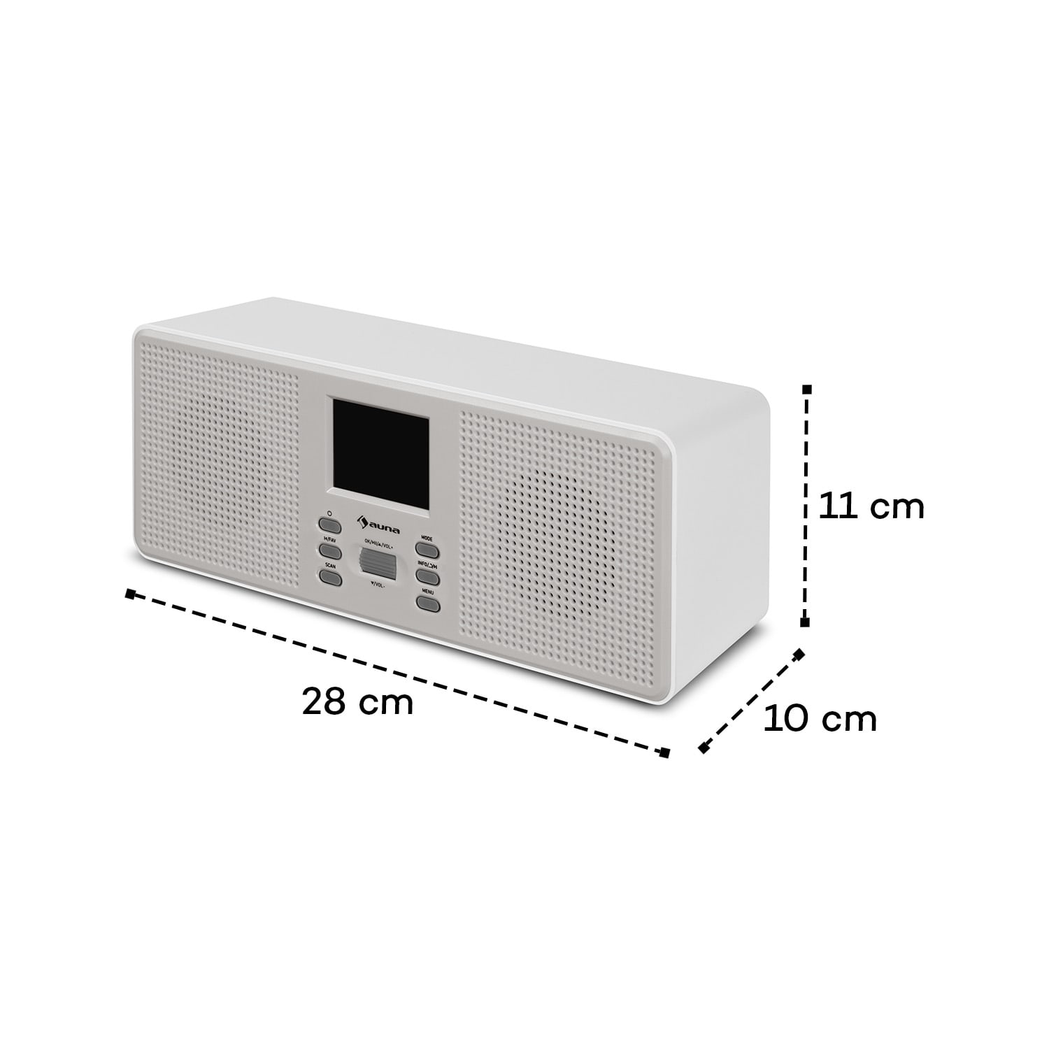 Auna Commuter ST, DAB+/FM rádio, USB, AUX, 2.4" TFT displej – Obrázok 5