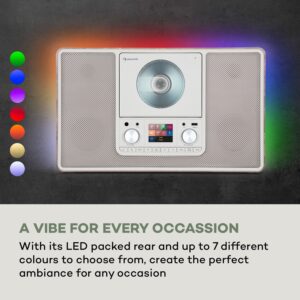 Auna Scala VCD-IR, internetové rádio, WLAN, CD, BT, MP3, DAB+, FM rádio