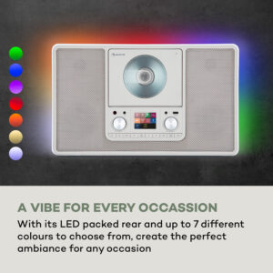 Auna Scala VCD-IR, internetové rádio, WLAN, CD, BT, MP3, DAB+, FM rádio
