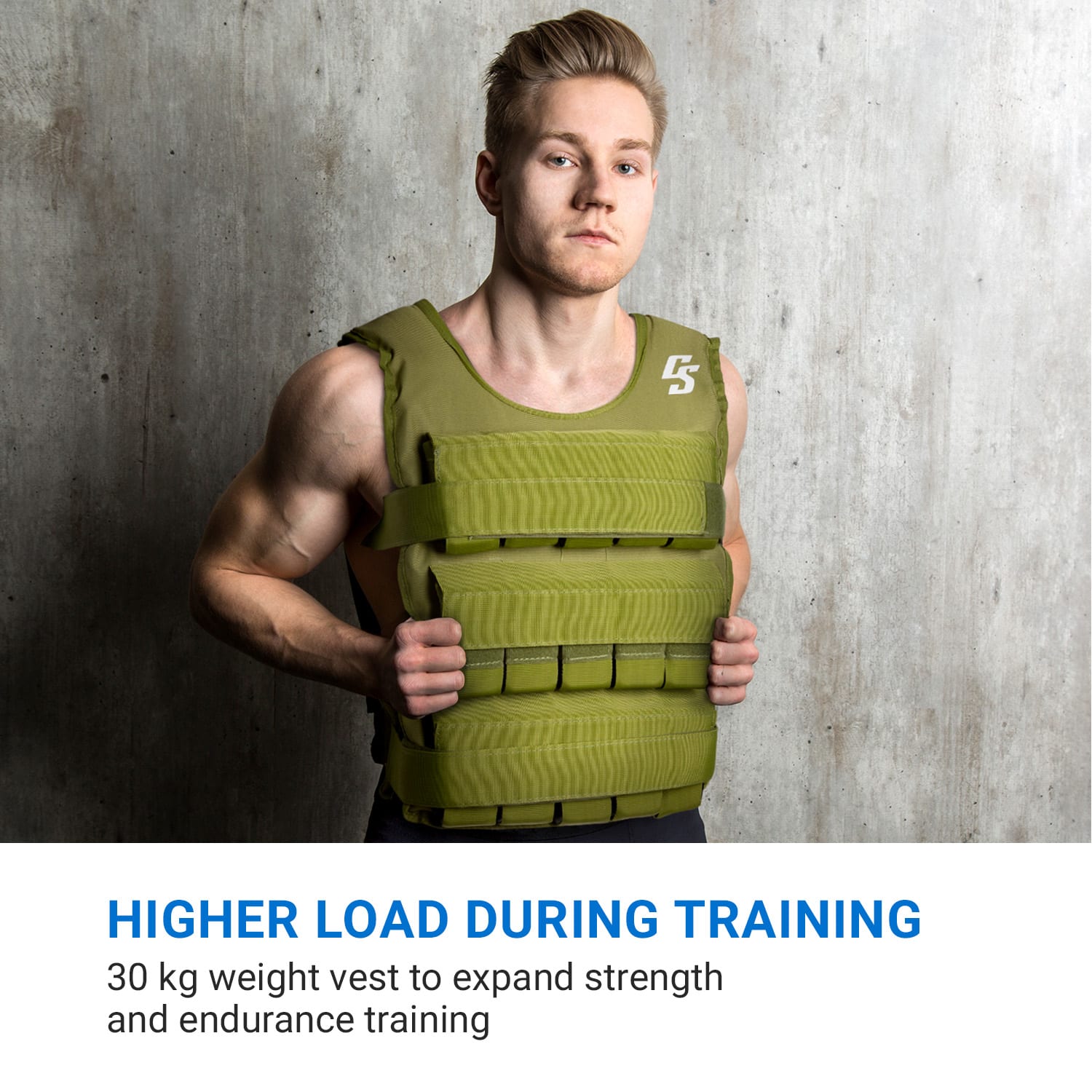 Capital Sports Monstervest, záťažová vesta, 30 kg, univerzálna veľkosť, nylon