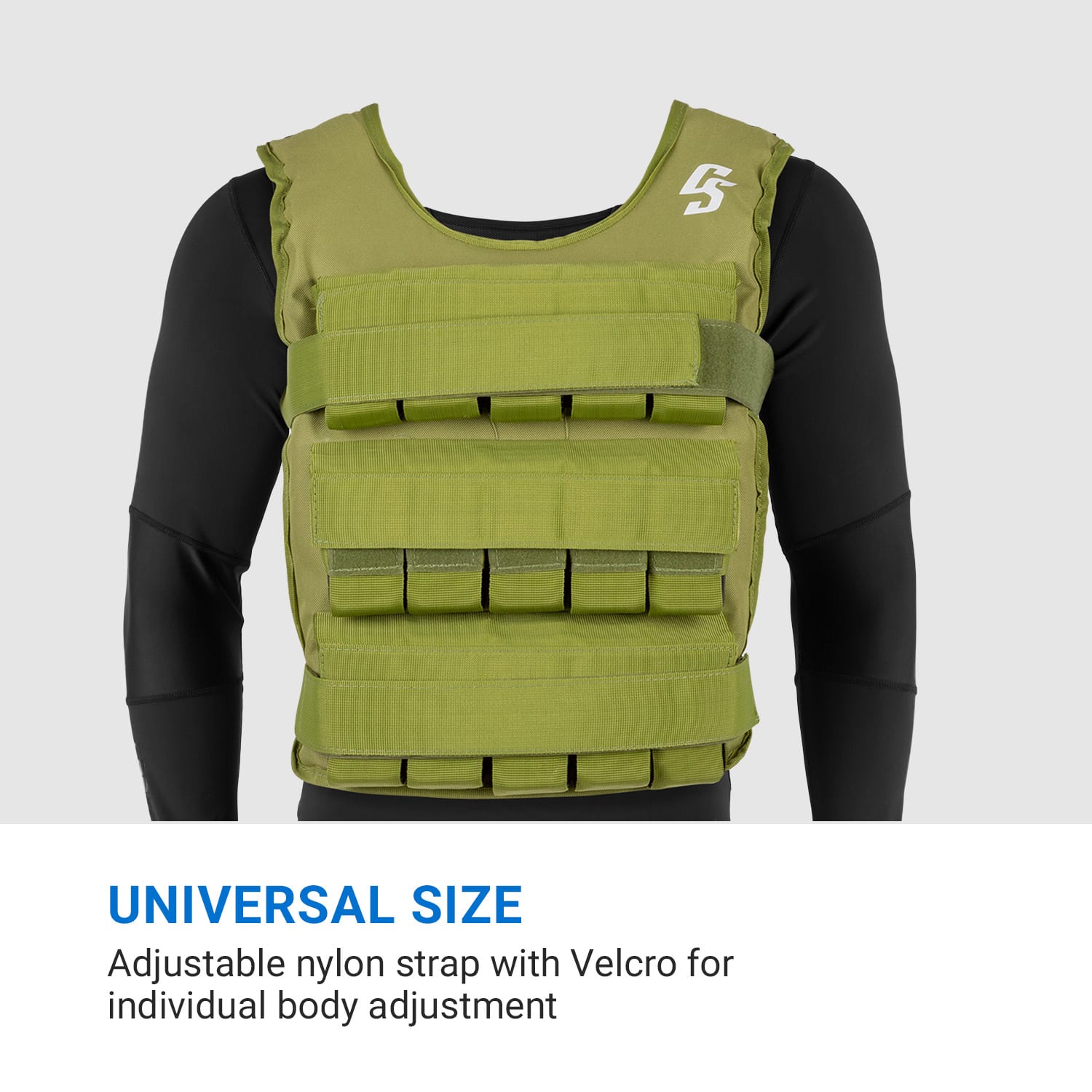 Capital Sports Monstervest, záťažová vesta, 30 kg, univerzálna veľkosť, nylon – Obrázok 2