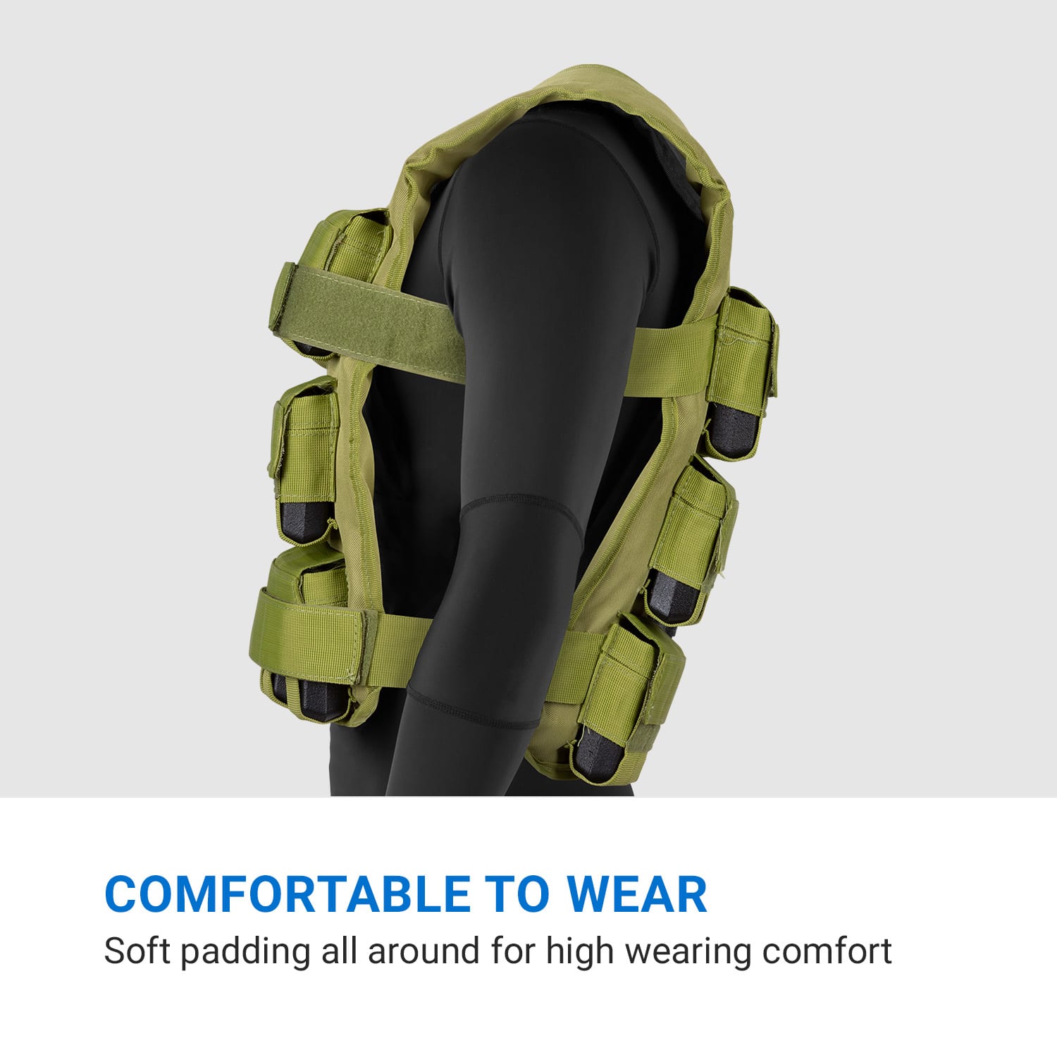 Capital Sports Monstervest, záťažová vesta, 30 kg, univerzálna veľkosť, nylon – Obrázok 3