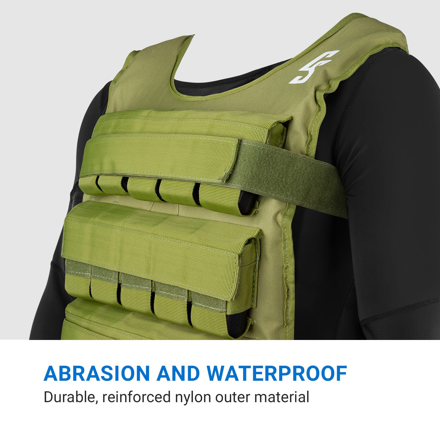 Capital Sports Monstervest, záťažová vesta, 30 kg, univerzálna veľkosť, nylon – Obrázok 4