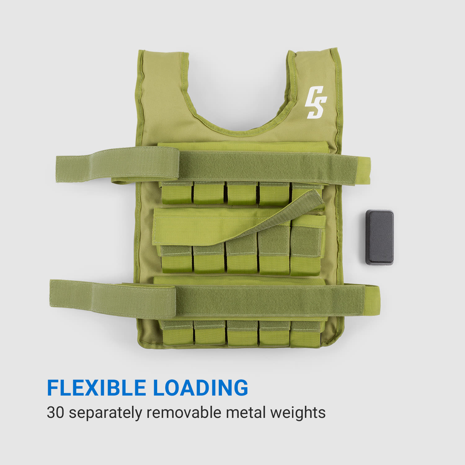 Capital Sports Monstervest, záťažová vesta, 30 kg, univerzálna veľkosť, nylon – Obrázok 5