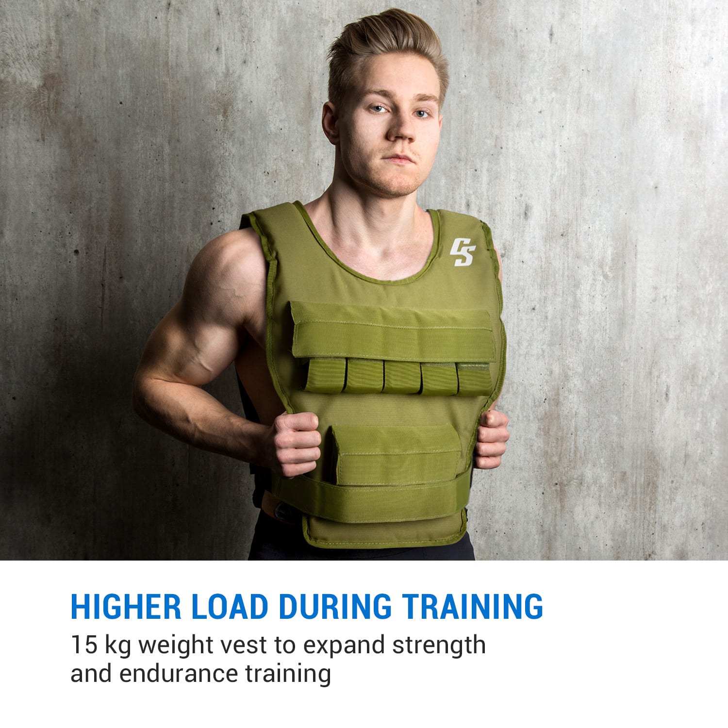 Capital Sports Monstervest, záťažová vesta, 15 kg, univerzálna veľkosť, nylon