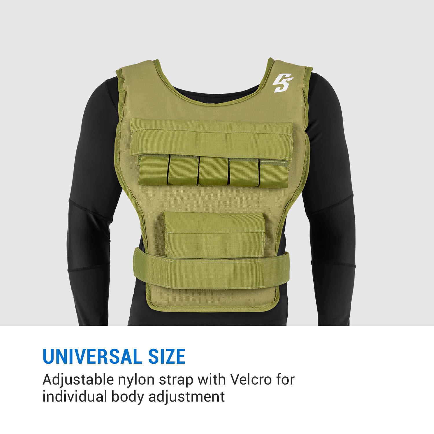 Capital Sports Monstervest, záťažová vesta, 15 kg, univerzálna veľkosť, nylon – Obrázok 2