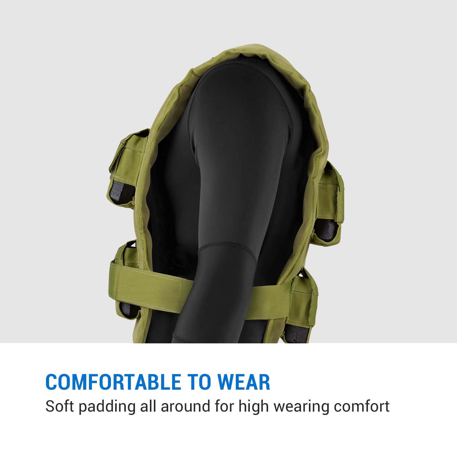 Capital Sports Monstervest, záťažová vesta, 15 kg, univerzálna veľkosť, nylon – Obrázok 3