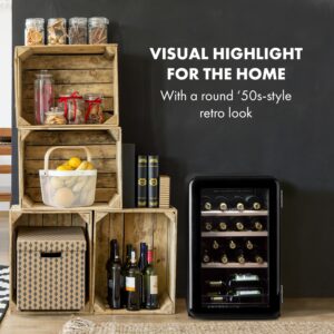 Klarstein Vinetage 19 Uno, vinotéka, 70 l, 4-22°C, retro dizajn