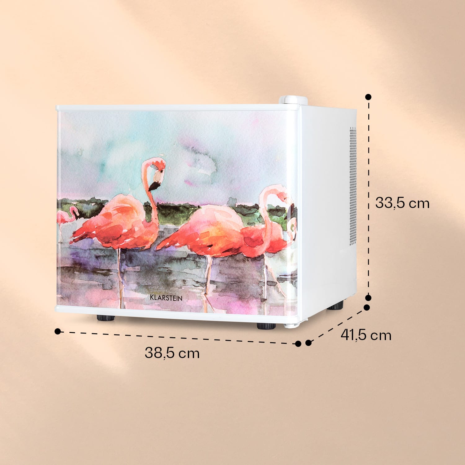 Klarstein Pretty Cool, chladnička na kozmetiku, 17 l, 50 W, 1 polica, Flamingo – Obrázok 5