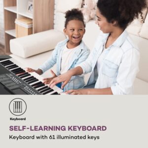 SCHUBERT Etude 255 LCD, keyboard s učebnými funkciami, 61 kláves, LED displej, osvetlené klávesy, 255 rytmov