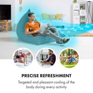 Klarstein Cooler Rush, ochladzovač vzduchu, ventilátor, 45 W, 5,5 l, diaľkový ovládač, 2 x chladiaci box