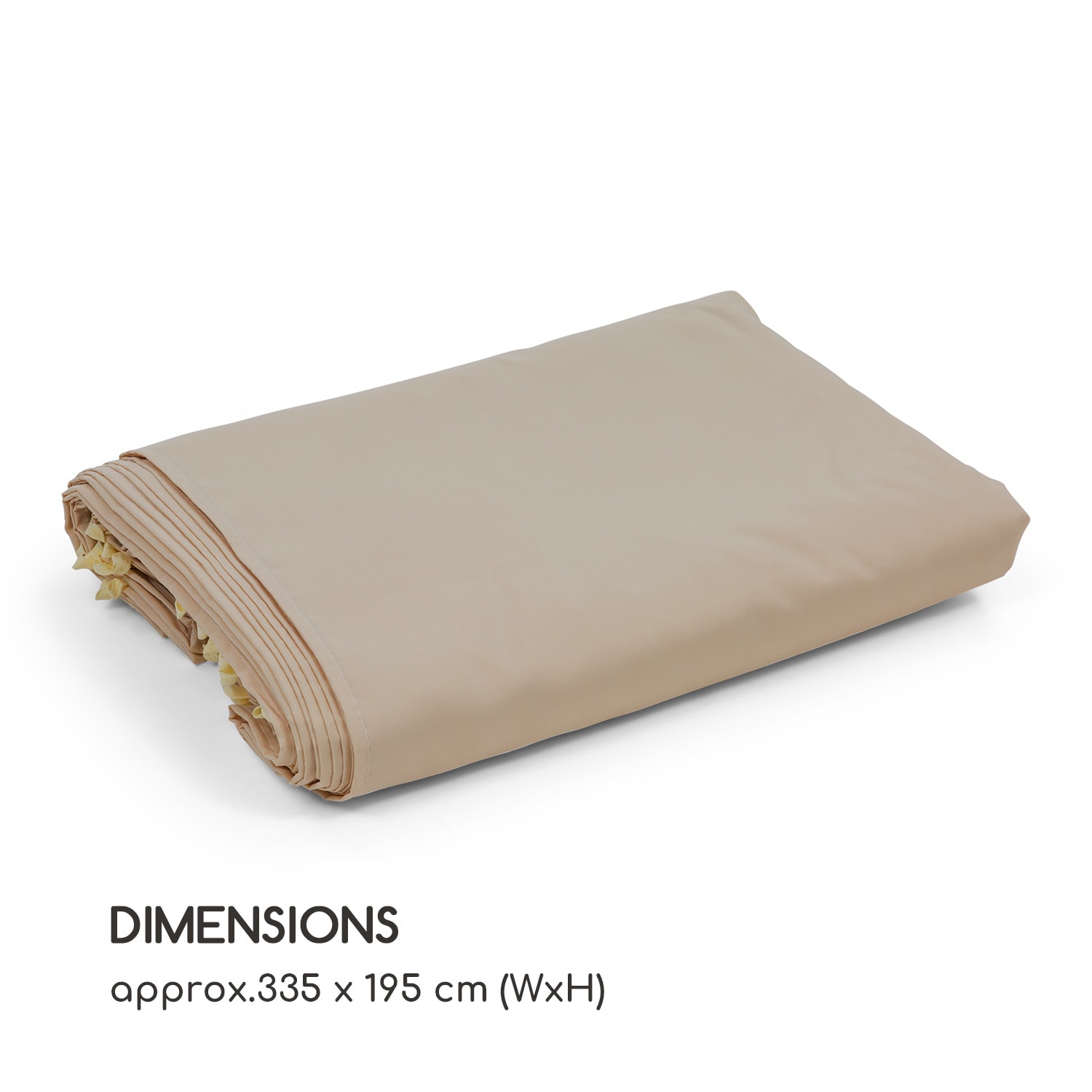 Blumfeldt Pantheon Solid Sky, bočné steny pergoly, 4 steny, 3 x 4 m, 140 g/m² – Obrázok 5