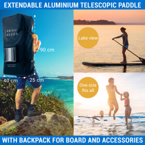 Capital Sports Lanikai Cruiser 10.8, nafukovací paddelboard, súprava so SUP doskou, 330 × 77 × 15