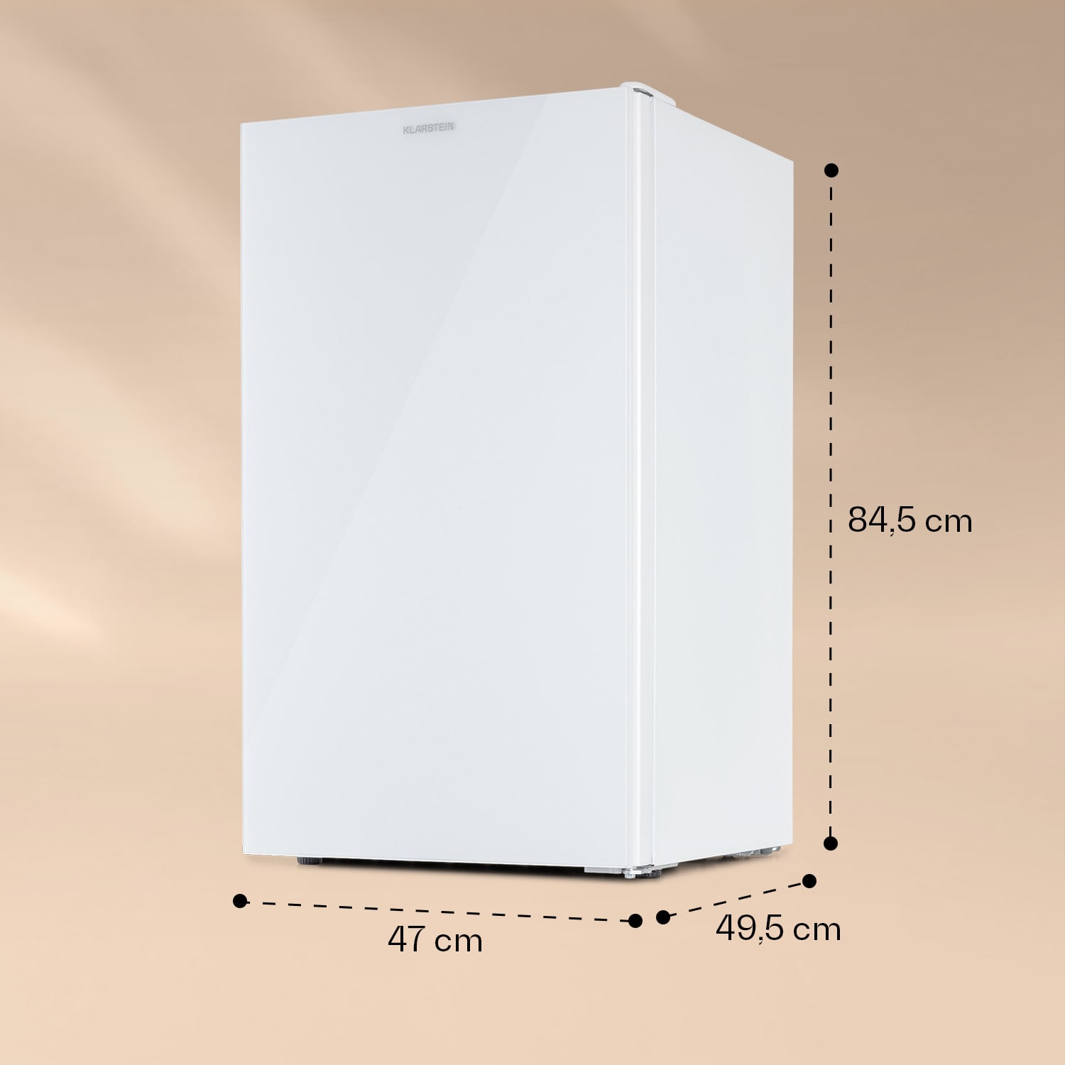 Klarstein Pluto 60L, mraznička, 60 l, 4 hviezdičky, do -18 °C – Obrázok 5
