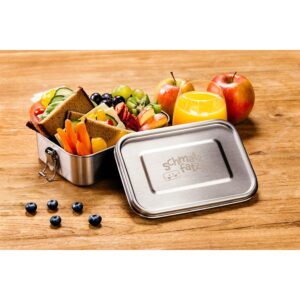 Klarstein schmatzfatz eco, desiatová dóza, 1200 ml, 19,5 × 14,5 × 6,5 cm (Š × V × H), ušľachtilá oceľ